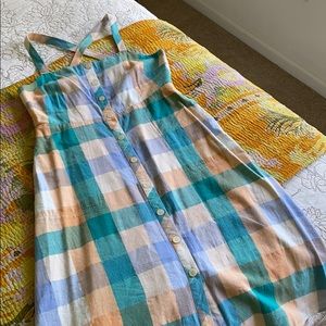 Madewell check-print dress
